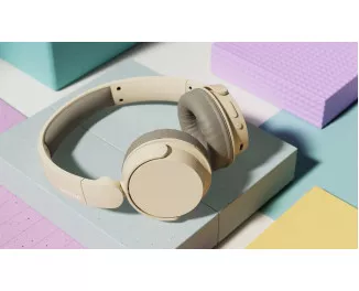 Наушники беспроводные PHILIPS TAH3209 Beige