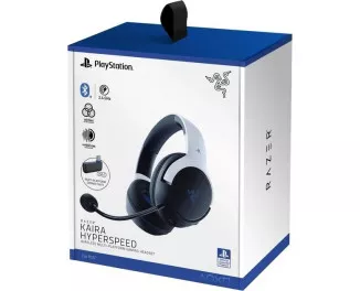 Наушники беспроводные Razer Kaira Hyperspeed for PS5 Bluetooth White/Black (RZ04-03980200-R3G1)