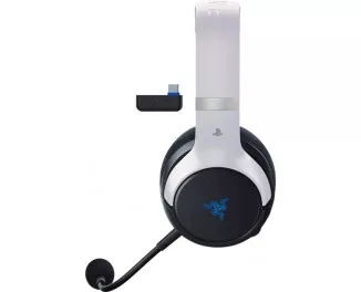 Бездротові навушники Razer Kaira Pro Hyperspeed for PS5 Bluetooth White-Black (RZ04-04030200-R3G1)