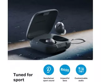 Наушники беспроводные Sennheiser Momentum Sport Graphite (700305)