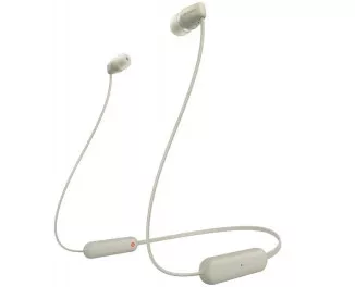 Бездротові навушники Sony WI-C100 Beige (WIC100C.CE7)