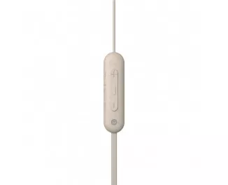 Бездротові навушники Sony WI-C100 Beige (WIC100C.CE7)