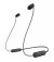Бездротові навушники Sony WI-C100 Black (WIC100B.CE7)