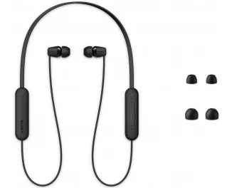 Бездротові навушники Sony WI-C100 Black (WIC100B.CE7)