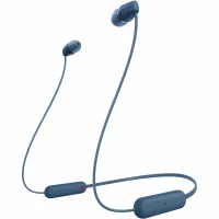 Наушники беспроводные Sony WI-C100 Blue (WIC100L.CE7)