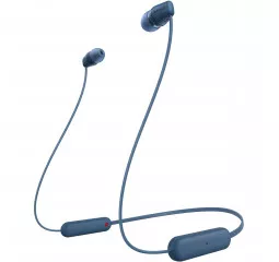 Наушники беспроводные Sony WI-C100 Blue (WIC100L.CE7)