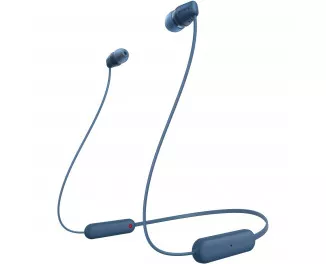 Наушники беспроводные Sony WI-C100 Blue (WIC100L.CE7)