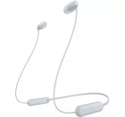 Бездротові навушники Sony WI-C100 White (WIC100W.CE7)