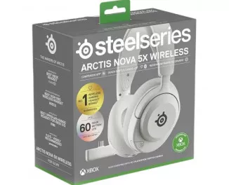 Наушники беспроводные SteelSeries Arctis Nova 5X White (61677)