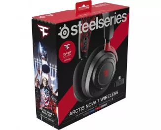 Наушники беспроводные SteelSeries Arctis Nova 7 Wireless Faze Clan Black (61556)