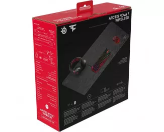 Наушники беспроводные SteelSeries Arctis Nova 7 Wireless Faze Clan Black (61556)