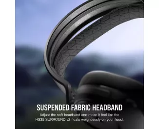 Навушники Corsair HS35 Surround v2 Multiplatform Gaming Headset Black (CA-9011386-EU)