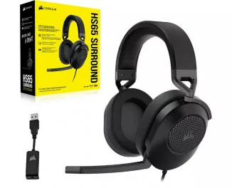 Наушники Corsair HS65 Surround Carbon (CA-9011270)