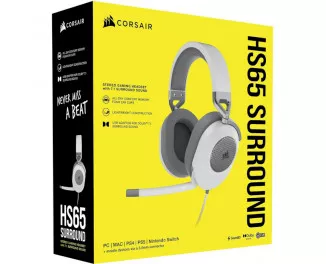 Наушники Corsair HS65 Surround White (CA-9011271-EU)
