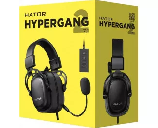 Наушники Hator Hypergang 2 USB 7.1 Black (HTA-940)