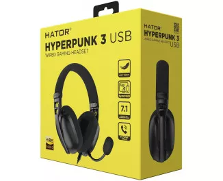 Навушники Hator Hyреrpunk 3 Hi-Res USB 7.1 Black (ESH10)