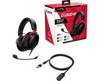 Наушники HyperX Cloud III Red (727A9AA)