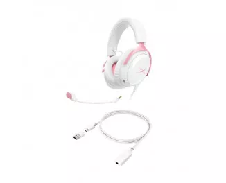 Наушники HyperX Cloud III White/Pink (9W1Q4AA)