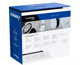 Наушники HyperX Cloud Stinger 2 Core PS5 White (6H9B5AA)