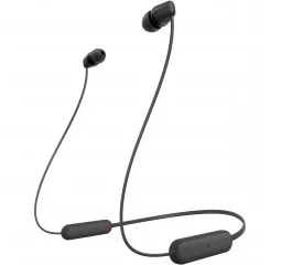 Наушники In-ear Sony WI-C100 BT 5.0, IPX4, SBC, AAC, Wireless, Mic, Черный