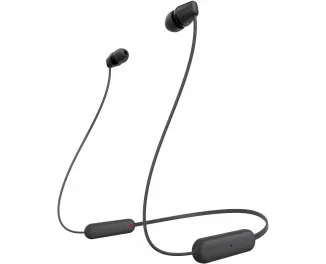 Наушники In-ear Sony WI-C100 BT 5.0, IPX4, SBC, AAC, Wireless, Mic, Черный
