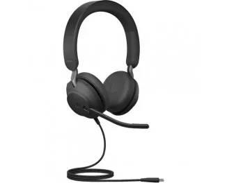 Навушники Jabra Evolve 2 40 SE MS USB-C Stereo (24189-999-899)