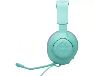 Навушники JBL Quantum 100M2 Cyan (JBLQTUM100M2CYN)