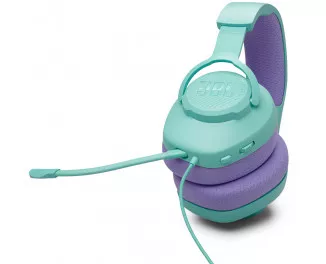 Навушники JBL Quantum 100M2 Cyan (JBLQTUM100M2CYN)