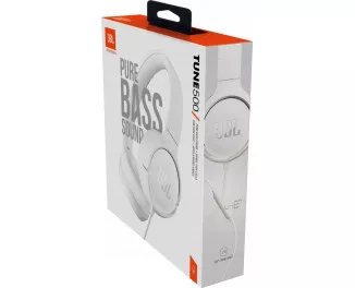Навушники JBL T500 White (JBLT500WHT)