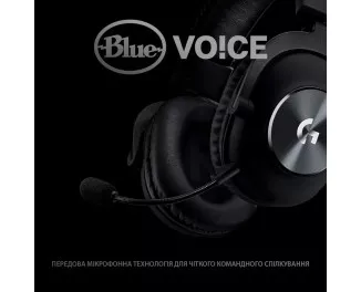 Наушники Logitech G PRO X with Stand Black (991-000358)