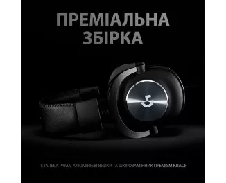 Наушники Logitech G PRO X with Stand Black (991-000358)