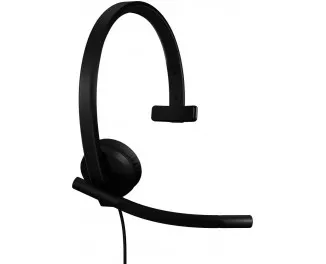 Наушники Logitech H570e Corded Mono USB Headset (Teams version) Mono USB-A Black (981-001426)