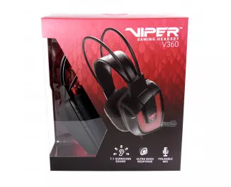 Навушники Patriot Viper V360 Virtual 7.1 Black/Red (PV3607UMLK)
