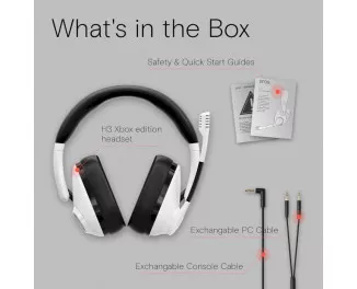 Навушники Sennheiser EPOS H3 Xbox Edition Black/White (1001267)