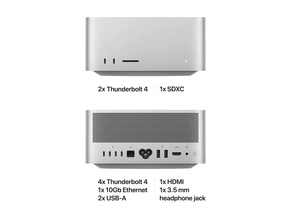 Неттоп Apple Mac Studio M1 Ultra 64/1Tb (MJMW3) Silver Неттоп Apple Mac Studio M1 Ultra 64/1Tb (MJMW3) Silver
