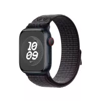 Нейлоновий ремінець для Apple Watch 38/40/41 mm Apple Nike Sport Loop Black/Blue (MUJV3)