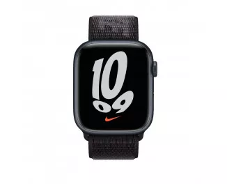 Нейлоновий ремінець для Apple Watch 38/40/41 mm Apple Nike Sport Loop Black (ML2U3)