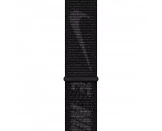 Нейлоновый ремешок для Apple Watch 38/40/41 mm Apple Nike Sport Loop Black (ML2U3)