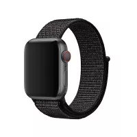 Нейлоновый ремешок для Apple Watch 38/40/41 mm Apple Nike Sport Loop Black (MV7A2)