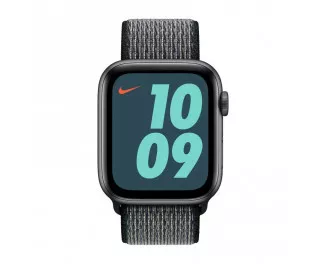 Нейлоновый ремешок для Apple Watch 38/40/41 mm Apple Nike Sport Loop World Indigo/Lime Blast (MXN12)