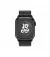 Нейлоновий ремінець для Apple Watch 42/44/45 mm Apple Nike Sport Loop Black/Blue (MUJX3)