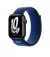 Нейлоновий ремінець для Apple Watch 42/44/45 mm Apple Nike Sport Loop Game Royal/Midnight Navy (MPJ33)