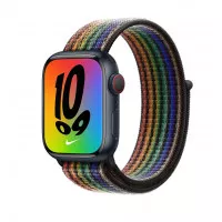Нейлоновий ремінець для Apple Watch 42/44/45 mm Apple Nike Sport Loop Pride Edition (MN6N3)
