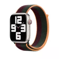Нейлоновый ремешок для Apple Watch 42/44/45 mm Apple Sport Loop Dark Cherry/Forest Green (ML323)