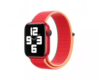 Нейлоновий ремінець для Apple Watch 42/44/45 mm Apple Sport Loop (PRODUCT)RED (MJG33)