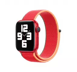 Нейлоновый ремешок для Apple Watch 44/45/46 mm Apple Sport Loop (PRODUCT)RED (MJG33)