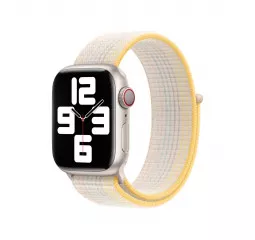 Нейлоновый ремешок для Apple Watch 44/45/46 mm Apple Sport Loop Starlight (MPLE3)