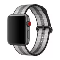 Нейлоновый ремешок для Apple Watch 44/45/46mm Apple Woven Nylon Black (MQVR2)