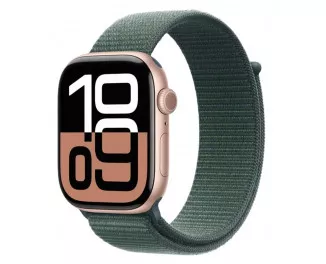 Нейлоновый ремешок для Apple Watch 46mm Apple Sport Loop Lake Green (MXL83)