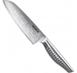 Кухонна плита Сантоку 150 мм Suncraft Moka Damascus (DMK-102)